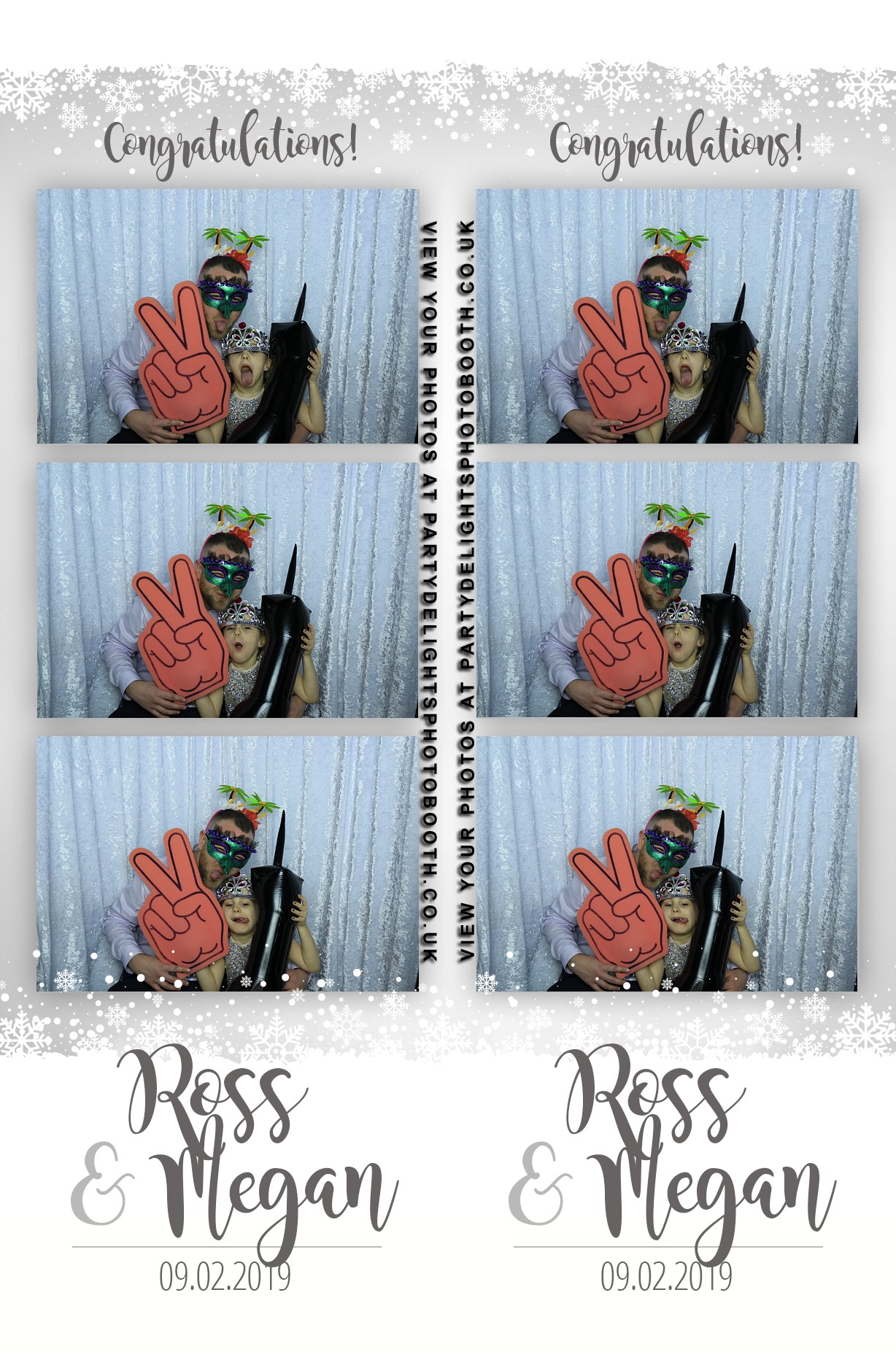 Ross and Megan’s Wedding - Prints | View more photos from the event at gallery.partydelightsphotobooth.co.uk/u/PartyDelightsPhotoBooth/Ross-and-Megan’s-Wedding-Prints